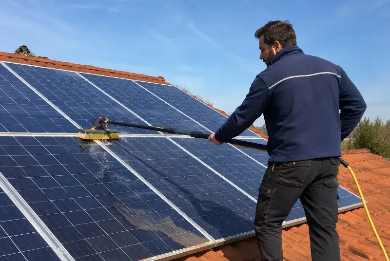 Nettoyage et entretien de panneaux solaires à Crémieu